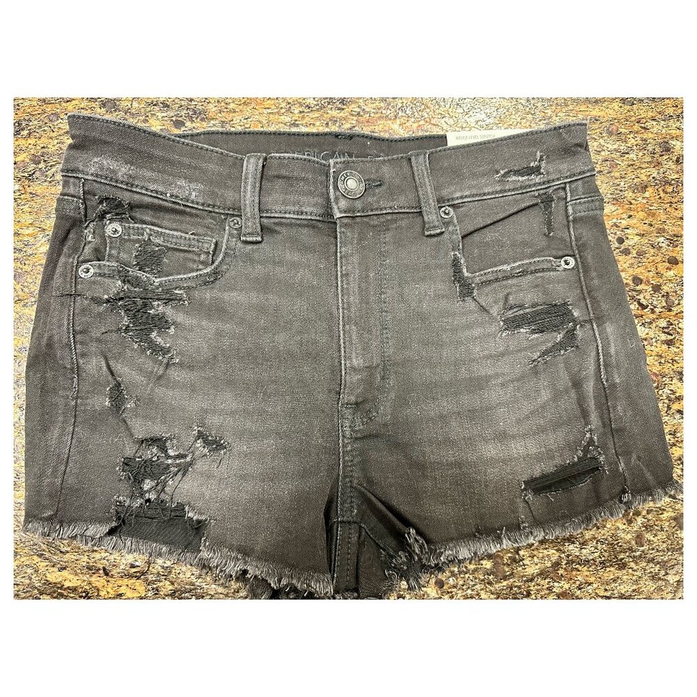 American Eagle Hi-Rise Shortie Shorts